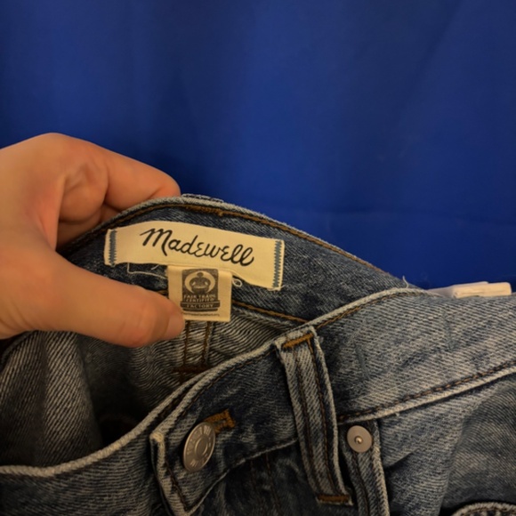 Madewell Rigid Denim A-Line Mini Skirt - Picture 4 of 5